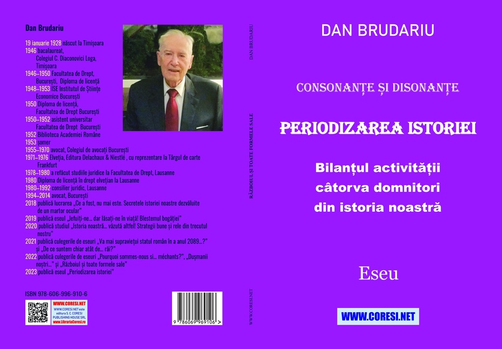 Consonanțe și disonanțe. Periodizarea istoriei. Bilanțul activității câtorva domnitori din istoria noastră. Eseu