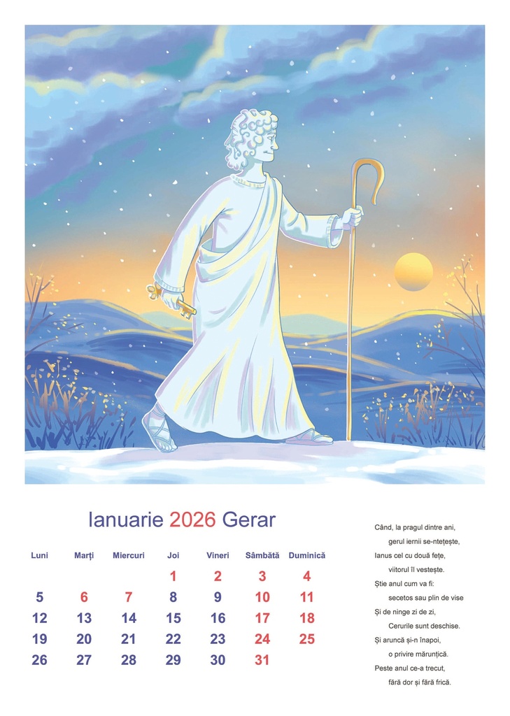 Calendar 2026 de perete