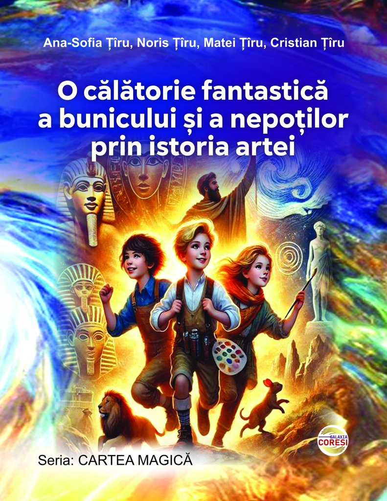 O călătorie fantastică  a buncului  și a nepoților prin istoria artei. Seria „Cartea magică””